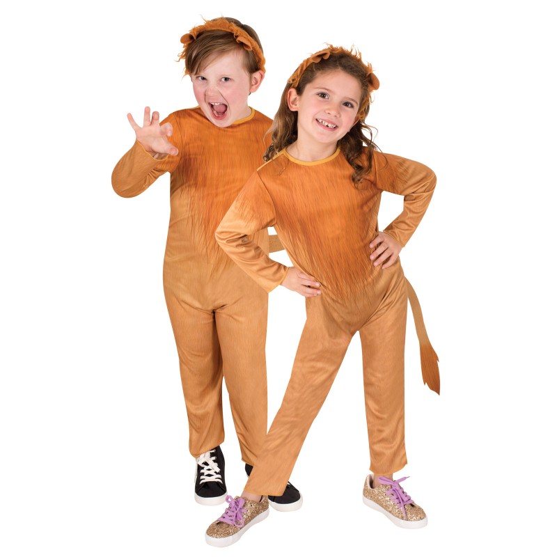 Lion Animals Unisex Child Costume