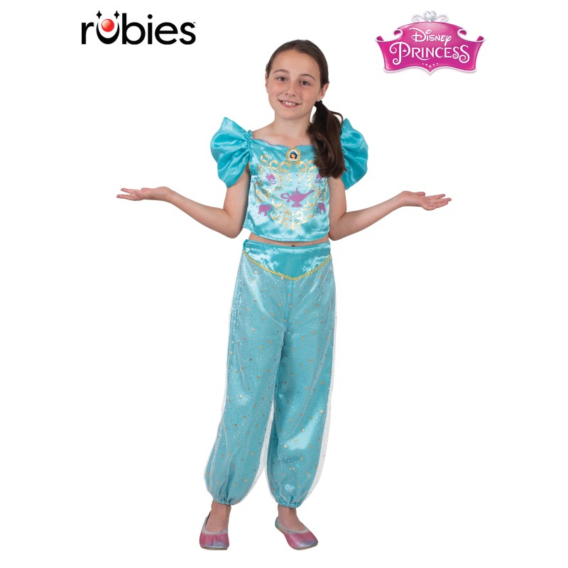 Jasmine Sparkle Deluxe Child Costume Aladdin