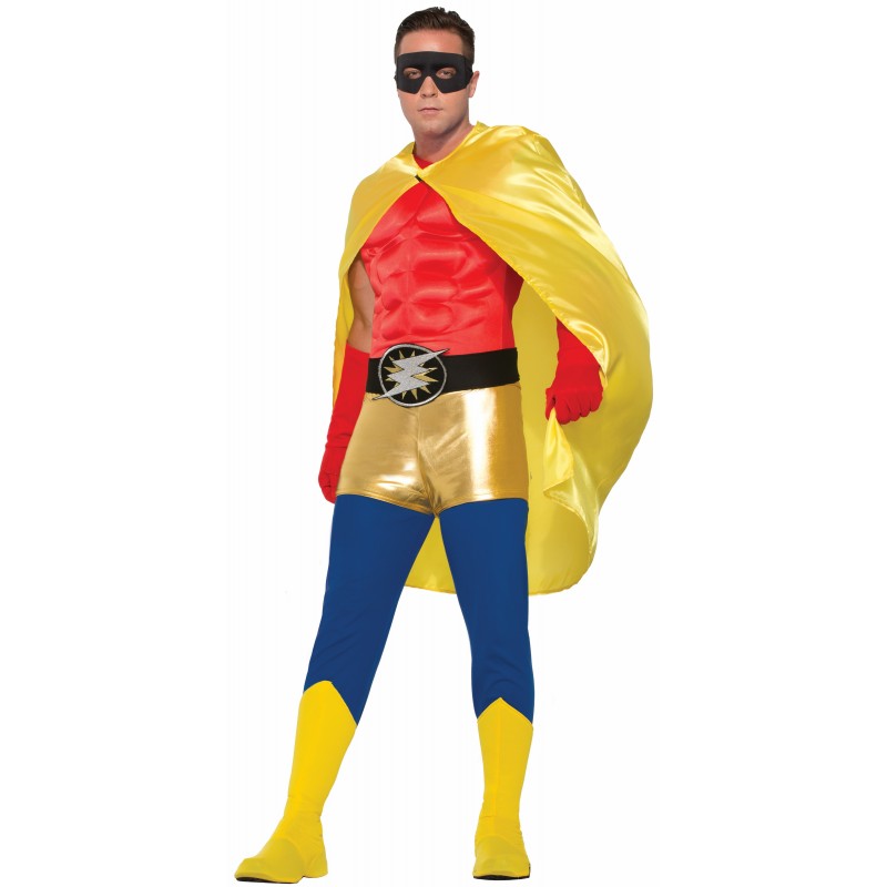 Yellow Hero Superheroes & Villains Cape for Adult - Accessory