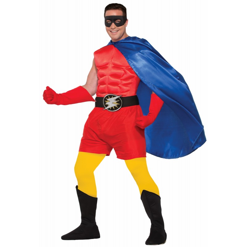 Red Hero Superheroes & Villains Boxer Shorts Adult - Accessory