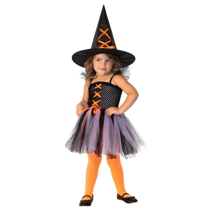 Witch Purple & Orange Child Costume