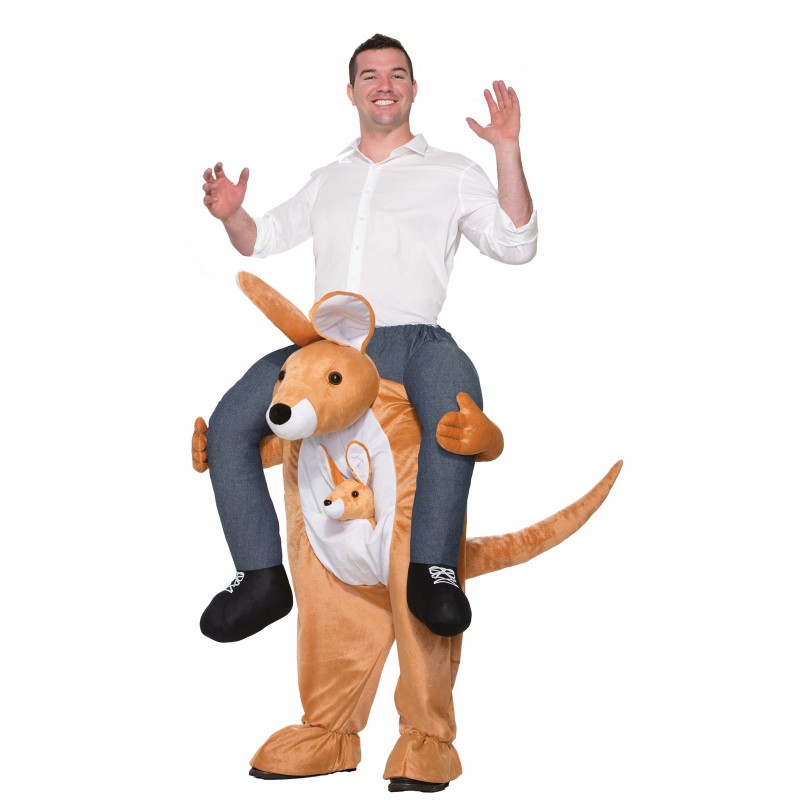 Kangaroo Animals Piggy Back Adult Costume