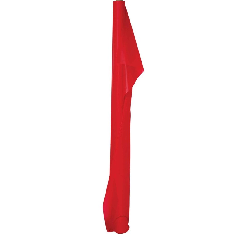Apple Red Plastic Table Roll 1.22m x 30.48m - NFS Party