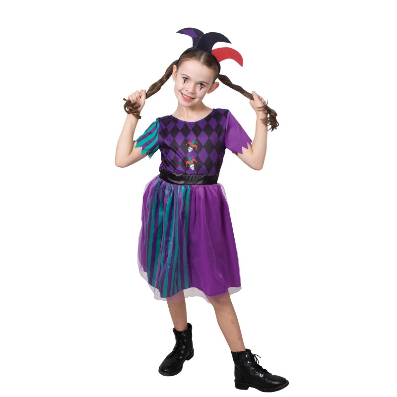 Harlequin Jester Child Costume