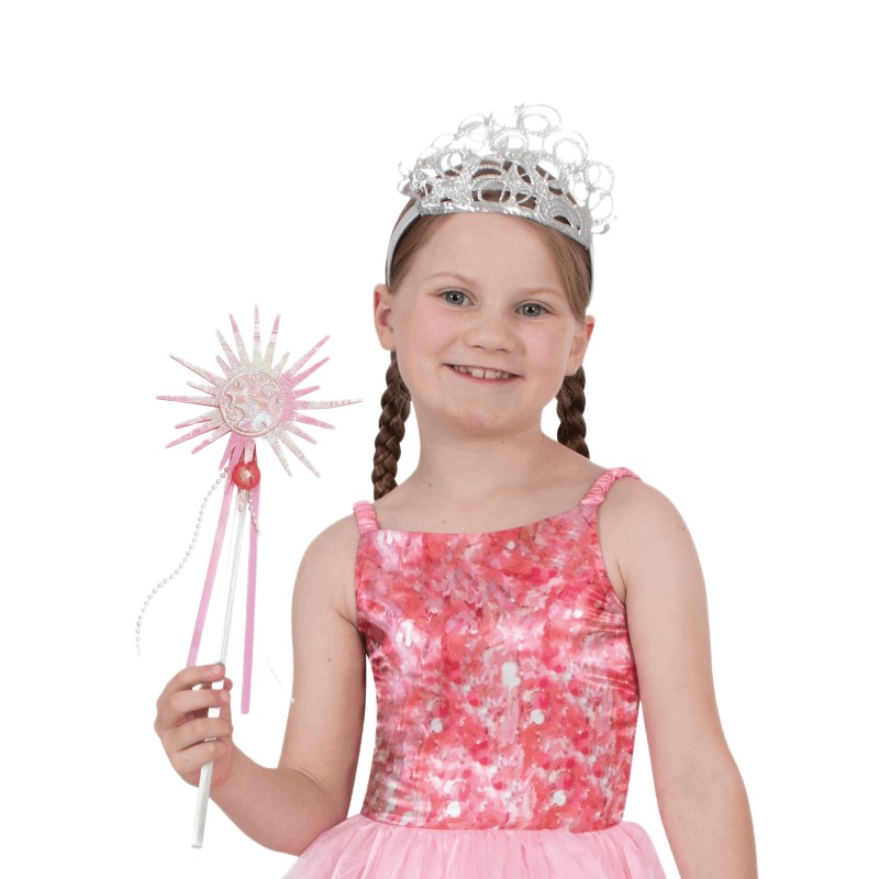 Wicked - Glinda Wand & Tiara Set for Child Wizard of Oz