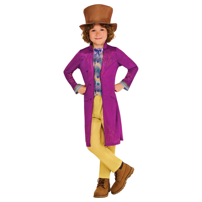 Willy Wonka Child Costume Charlie & The Chocolate Factory