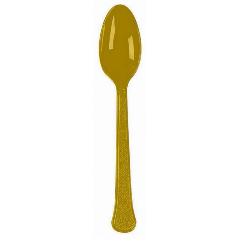 Gold Sparkle Heavy Weight Spoons Pack of 20