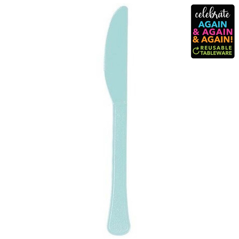 Robin's Egg Blue Premium Extra Heavy Weight Knives 20 pk Robin's Egg Blue Premium Extra Heavy Weight Knives 20 pk