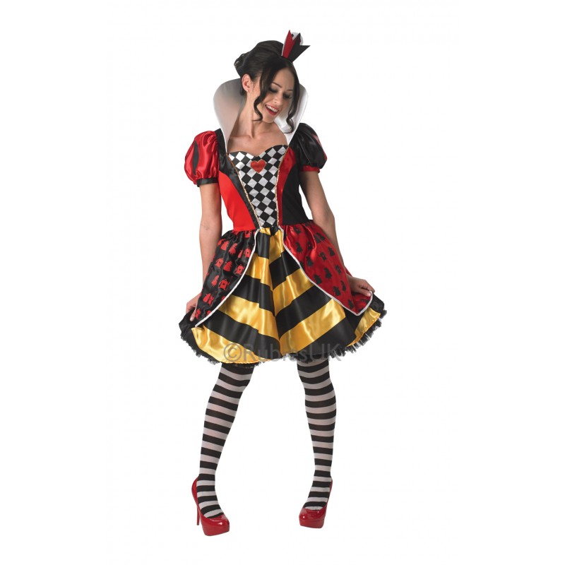 Red Queen Of Hearts Alice In Wonderland Adult Costume