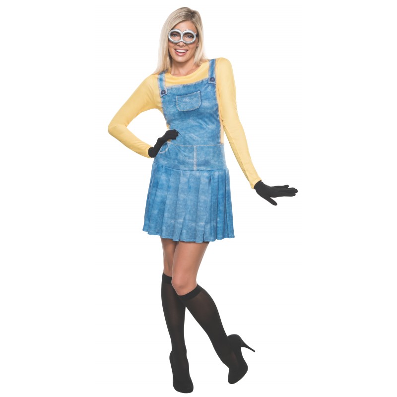 Minion Female Pleated Adult Costume