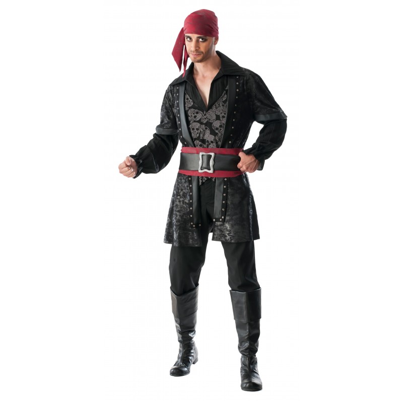 Black Beard Deluxe Adult Costume Pirates