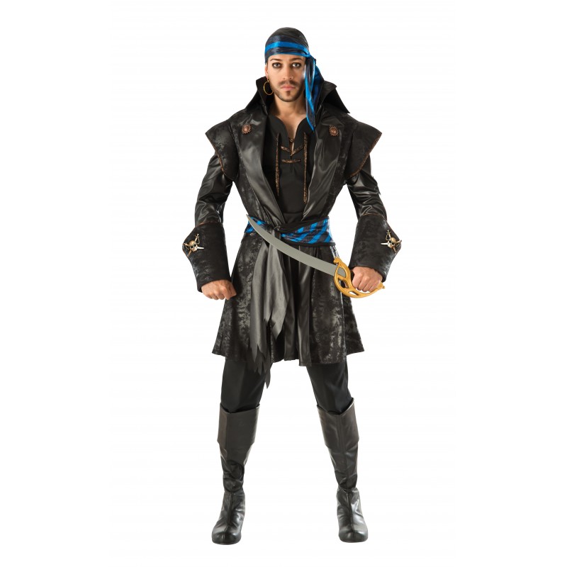 Captain Black Heart Pirate Adult Costume