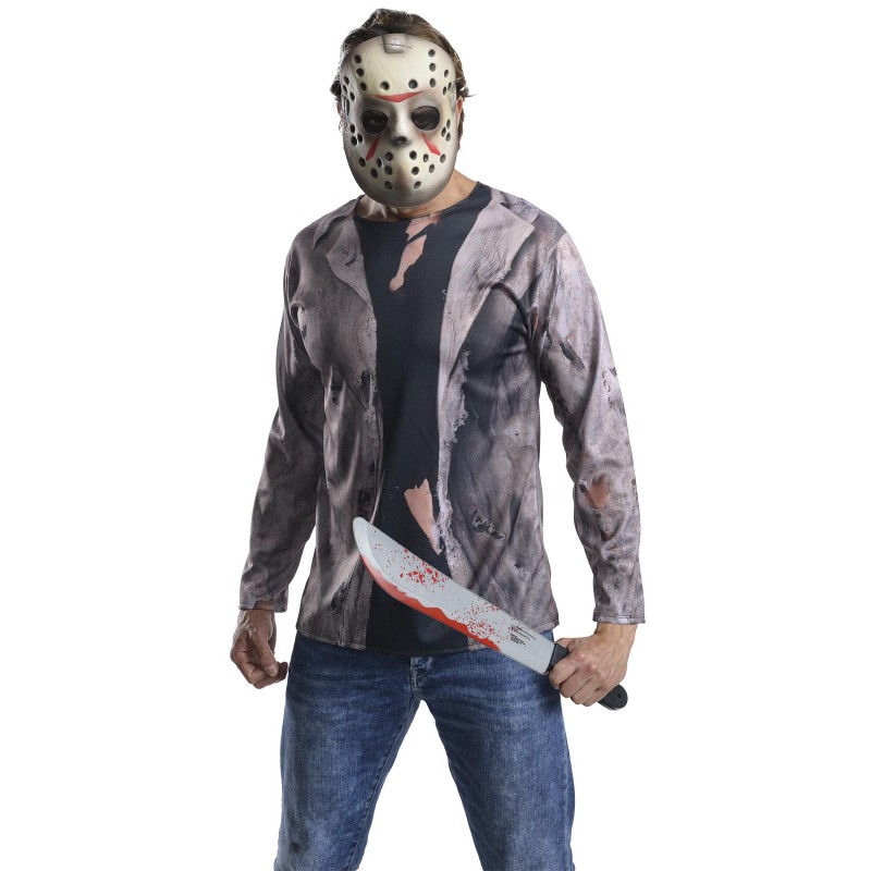 Jason Deluxe Grey Adult Costume