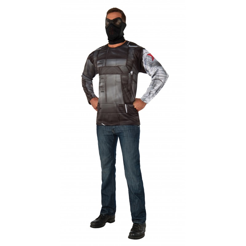 Winter Soldier Captain America Costume Adult Top