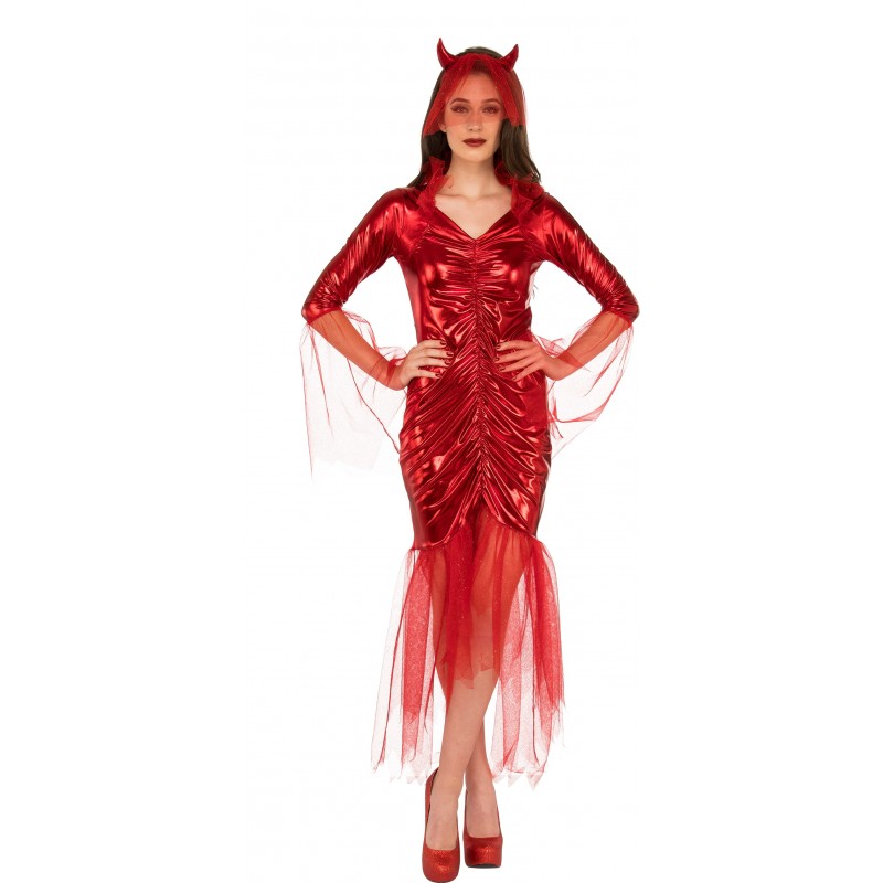 Red Devil Bride Adult Costume