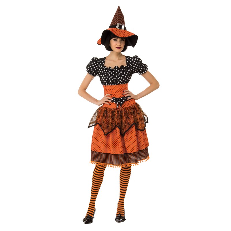 Polka Dot Witch Adult Costume