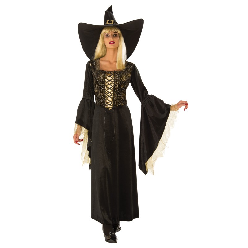 Golden Web Witch Adult Costume