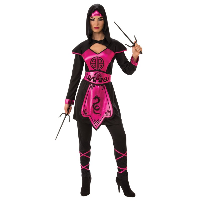 Pink Ninja Japanese Warrior Adult Costume