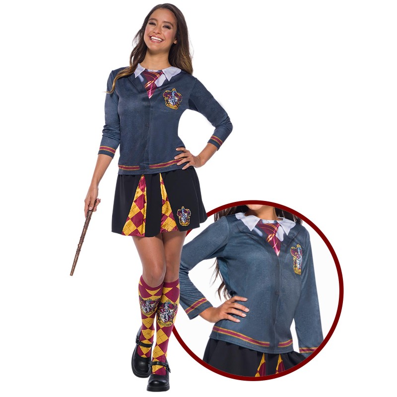 Gryffindor Harry Potter Costume Lady Adult Top