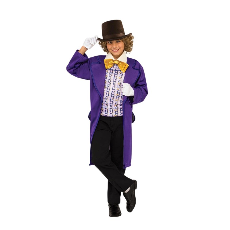 Willy Wonka Deluxe Child Costume Charlie & The Chocolate Factory