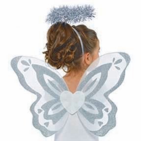 Fairytale Party Supplies - Angel Accessory Kit White Fairytale Party Supplies - Angel Accessory Kit White