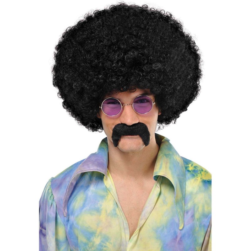 Black Costume Accessories Horseshoe Moustache