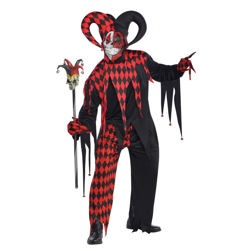Krazed Jester Men's Costume 