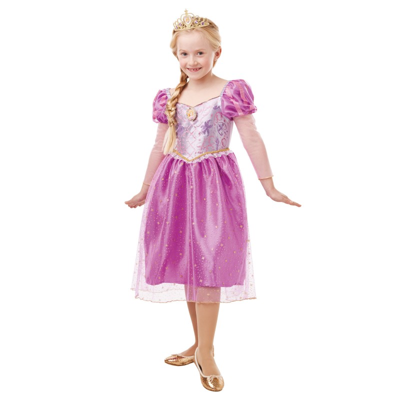 Rapunzel Glitter & Sparkle Child Costume Tangled 