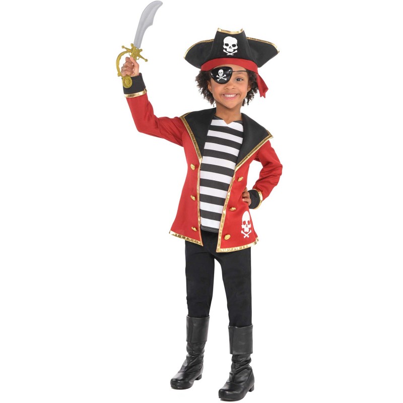 Pirate Boy's Costume 4-6 Years