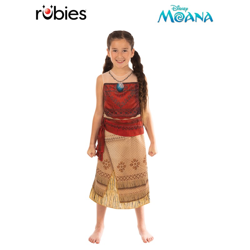 Moana Deluxe Live Action Movie Child Costume