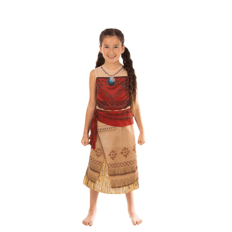 Moana Deluxe Live Action Movie Child Costume
