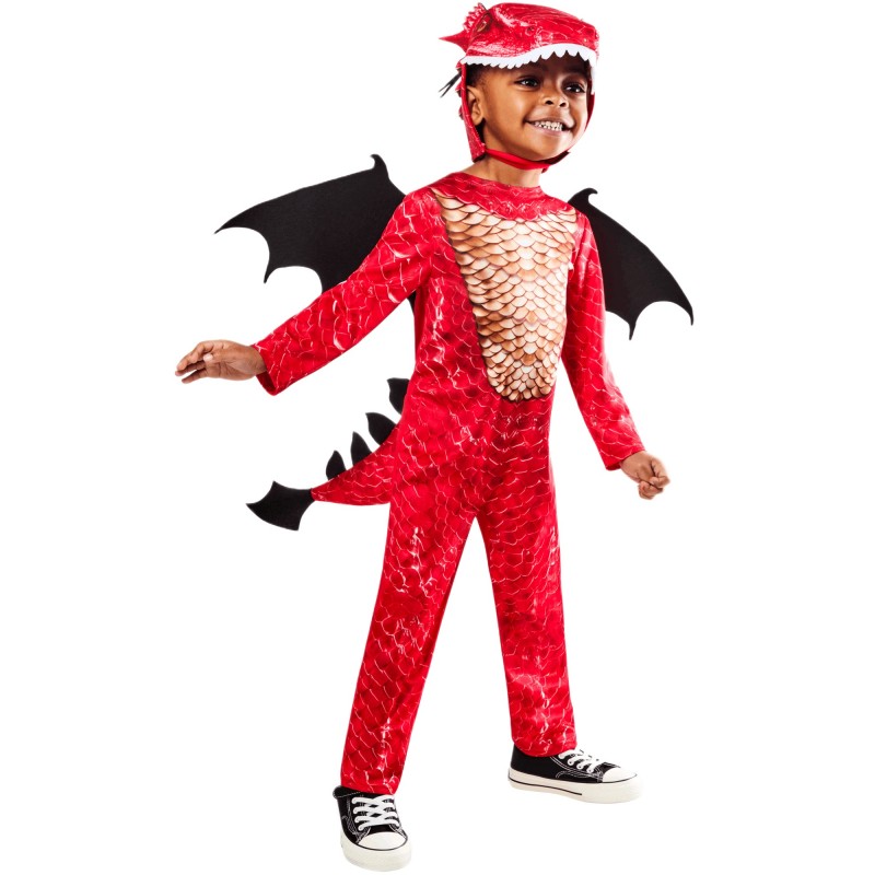Red Dragon Child Costume