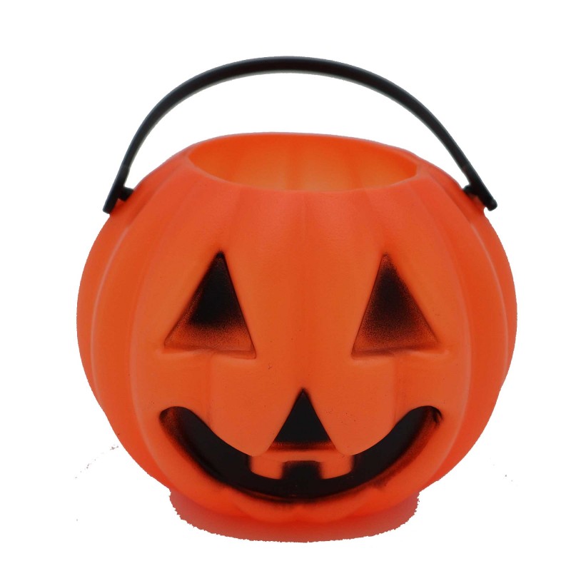 Halloween Pumpkin Fright Night Mini Bucket 6.5cm x 6.5cm x 5.5cm 6 pk
