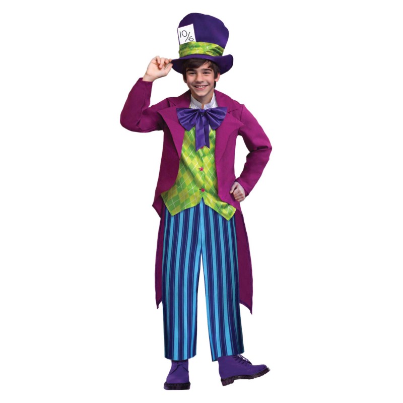 Mad Hatter Boy's Costume 4-6 Years