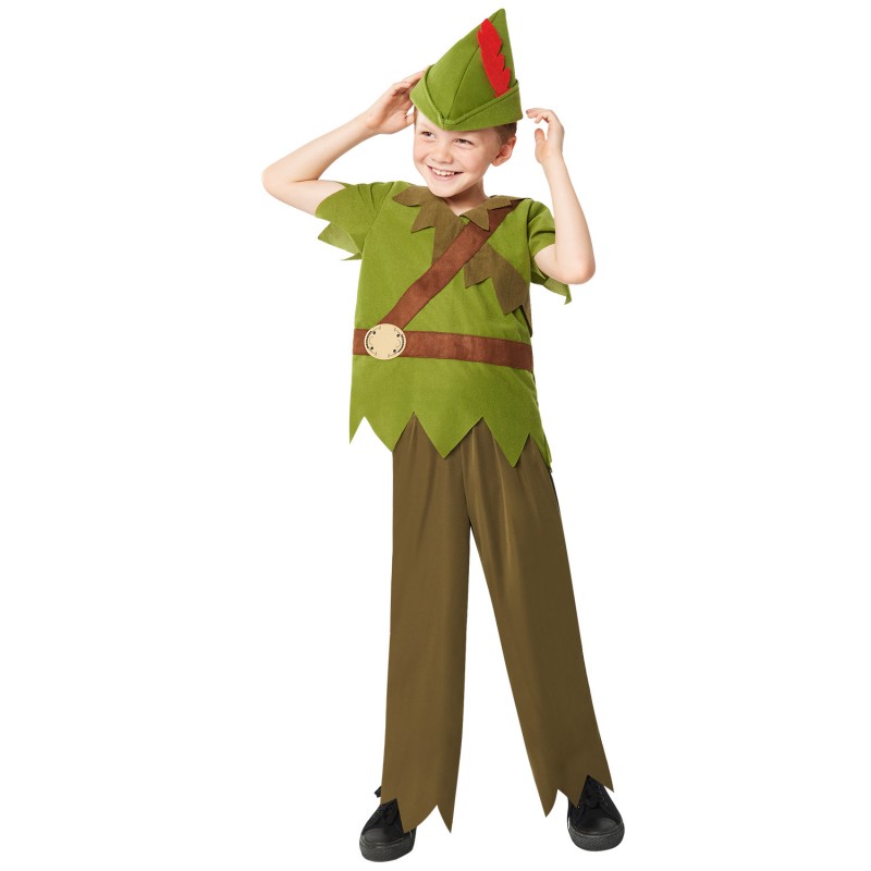 Peter Pan Boy's Costume 6-8 Years