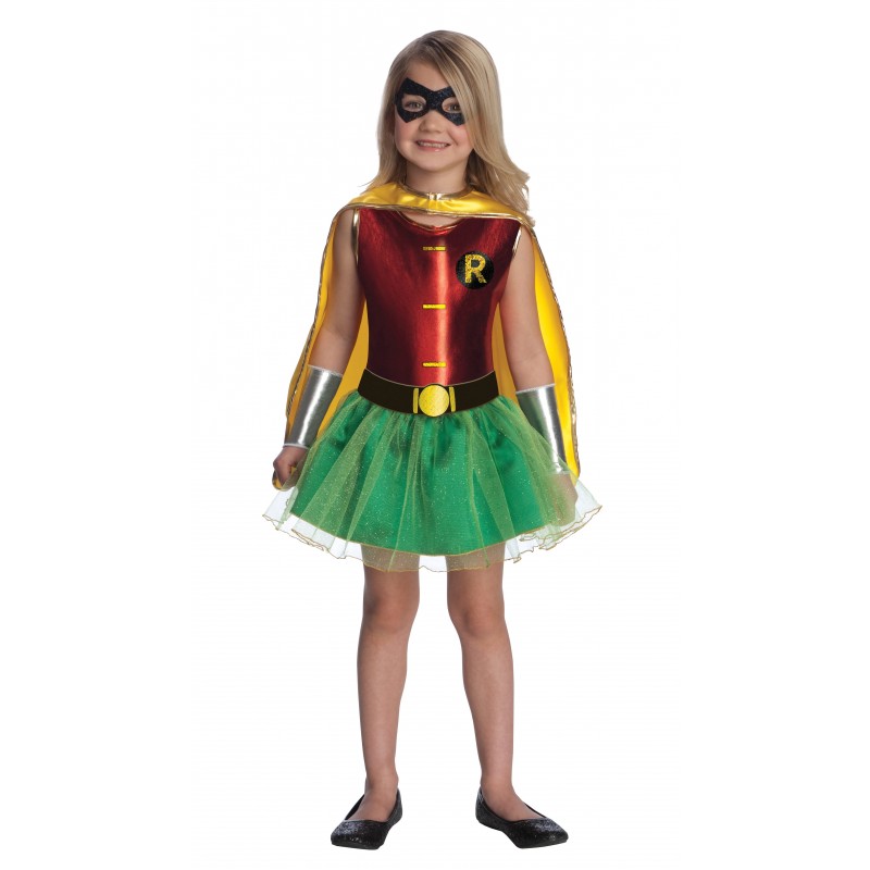 Robin DC Comics Girl's Child Costume