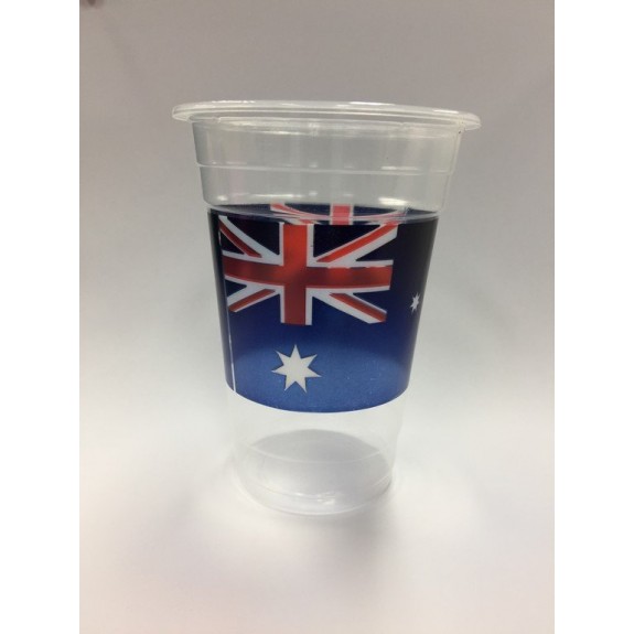 Australia Day Plastic Cups 473ml 8 pk