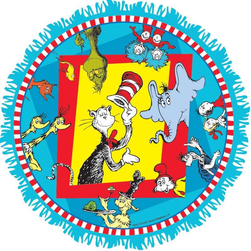 Round Dr Seuss Pinata - NFS Party