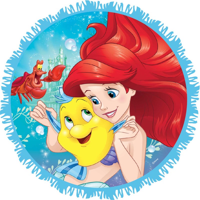 The Little Mermaid Ariel Dream Big Round Pinata