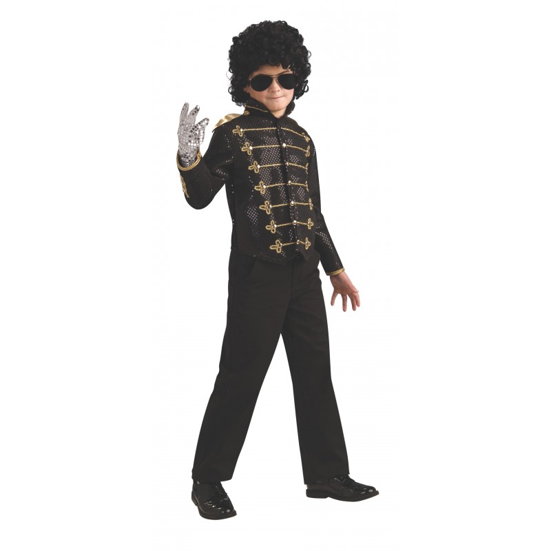 Michael Jackson Celebrities Deluxe Black Military Child Jacket
