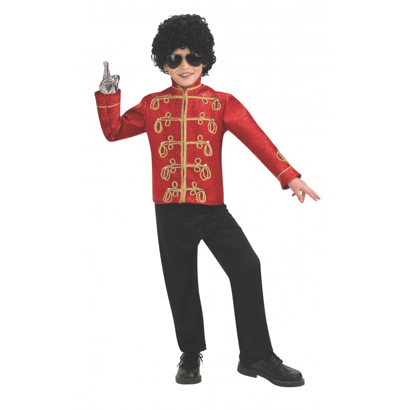 Michael Jackson Celebrities Deluxe Red Military Child Jacket
