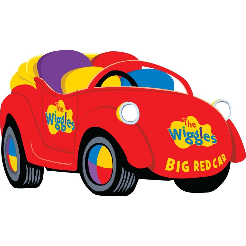 The Wiggles Big Red Car Shaped Lunch Plates 18cm 8 pk - NFS Party