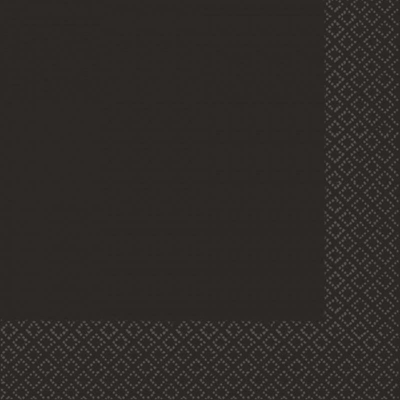 Jet Black Dinner Napkins 40 pk