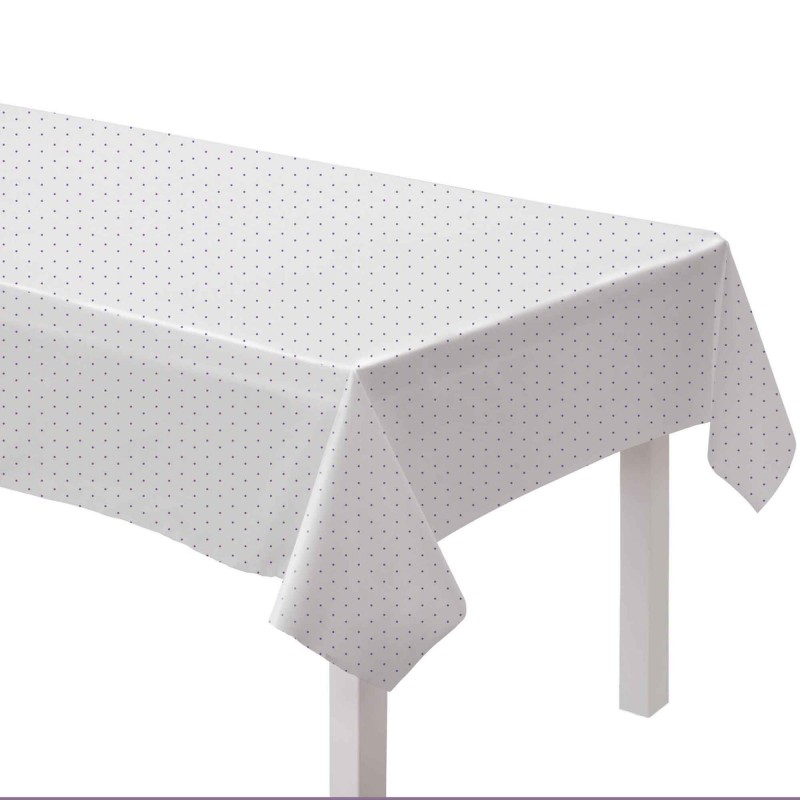 Dots New Purple Paper Table Cover 137cm x 274cm