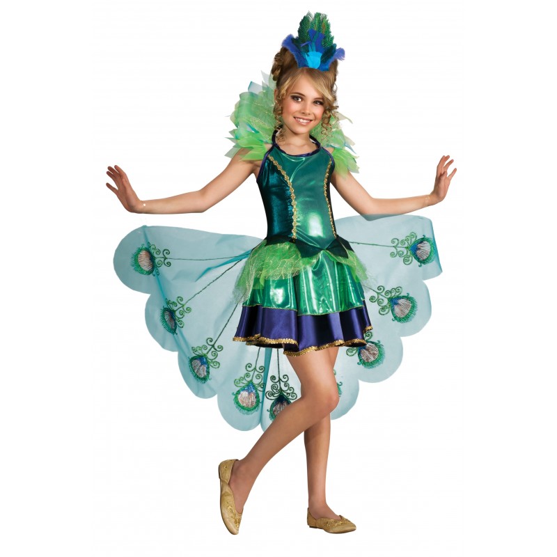 Peacock Animals Deluxe Child Costume