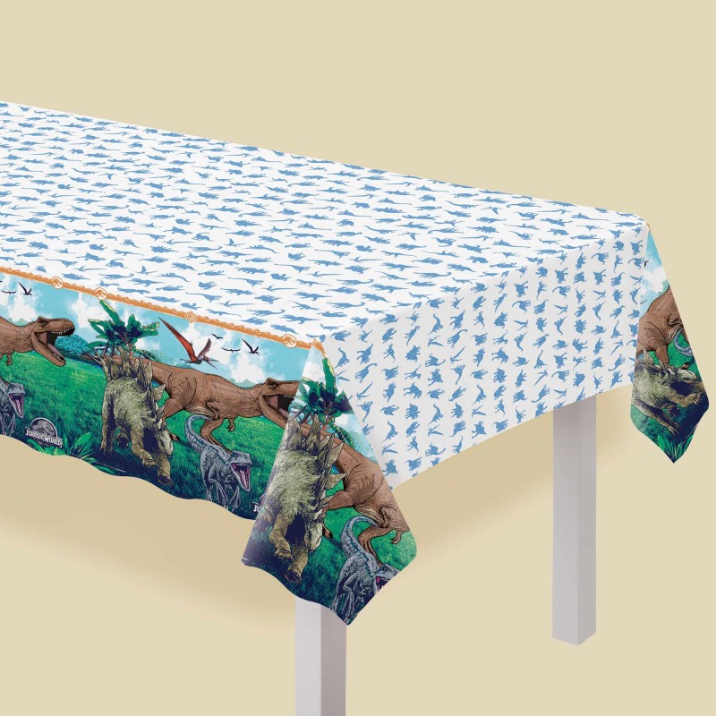 Jurassic Into The Wild Paper Table Cover 137cm x 243cm