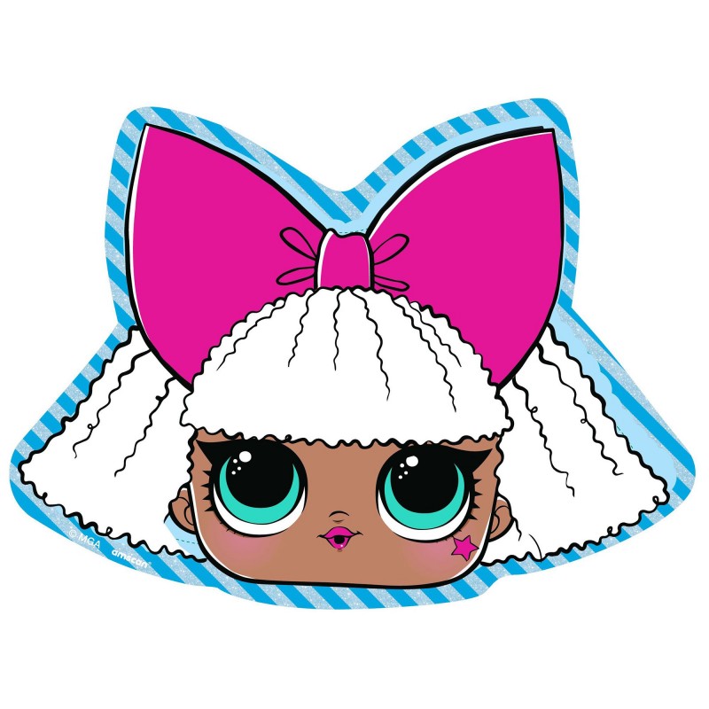 LOL Surprise Together 4EVA Lunch Plates 16cm x 22cm 8 pk