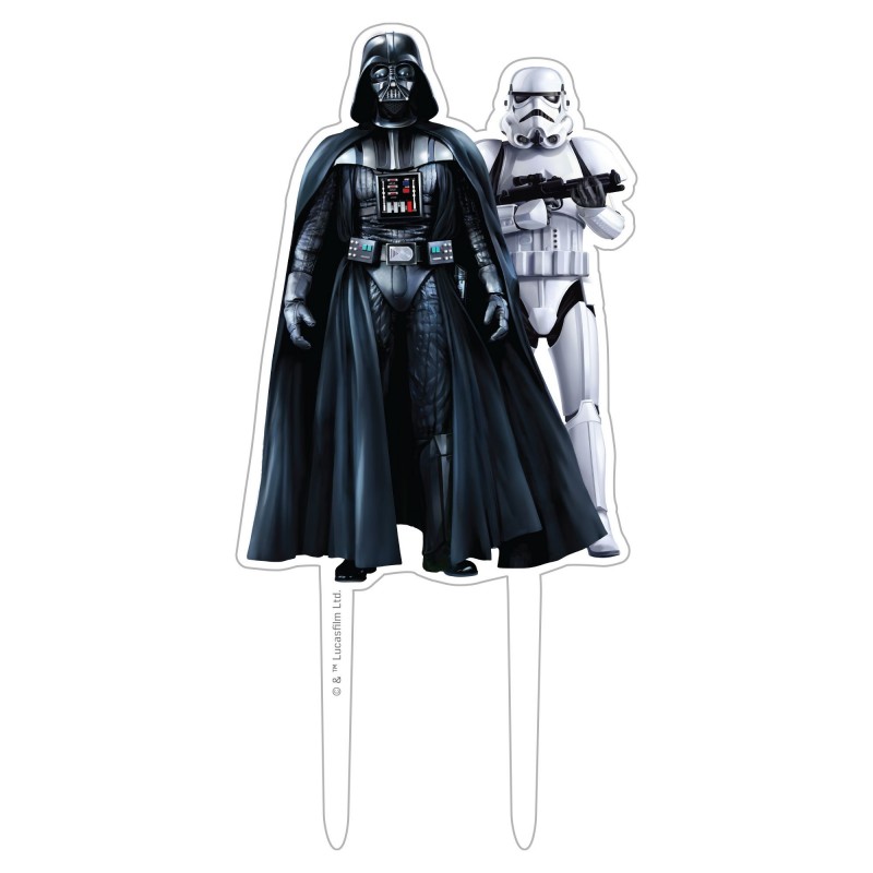 Star Wars Cake Topper 8cm x 17cm Star Wars Cake Topper 8cm x 17cm