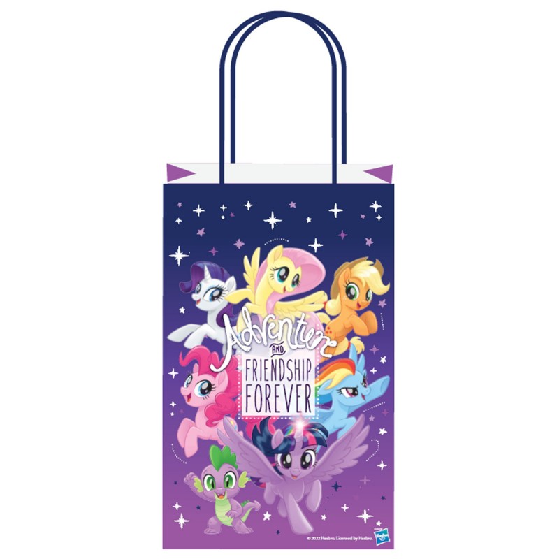 My Little Pony Friendship Adventures Favour Bags 21cm x 13cm x 8cm 8 pk - NFS Party