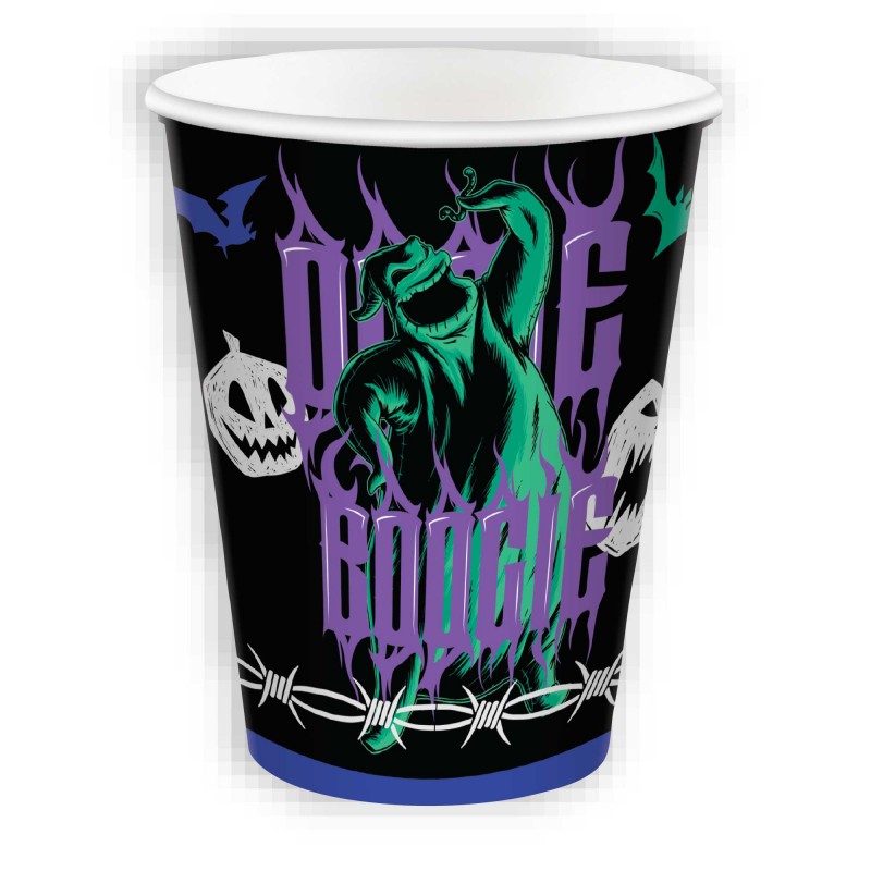 Halloween Nightmare Before Christmas Paper Cups 266ml 8 pk